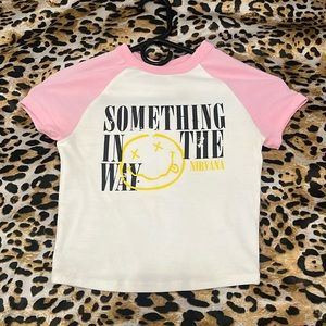 “Something in the Way” Nirvana Baby Tee
